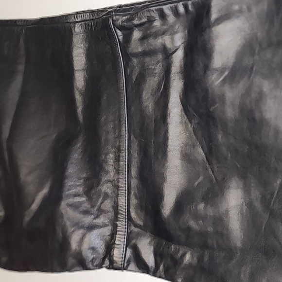 Vintage Nine West Leather Pants Sz 14 - Picture 4 of 8
